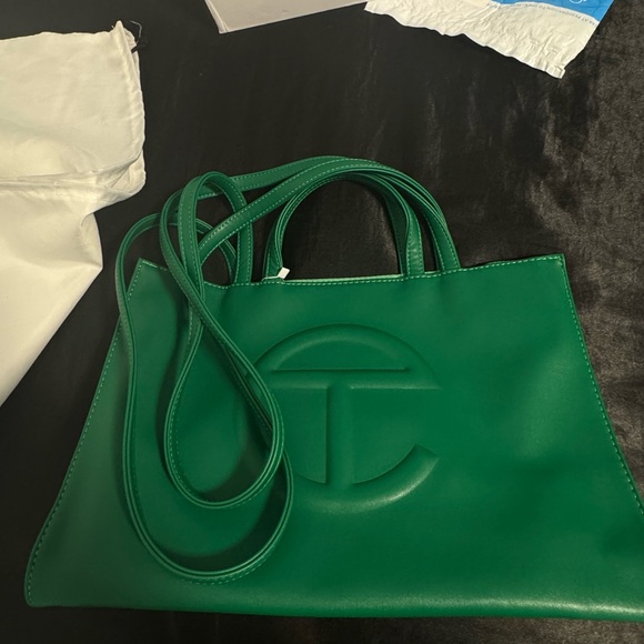 Telfar Emerald Green Tote Bag Medium - Main Image